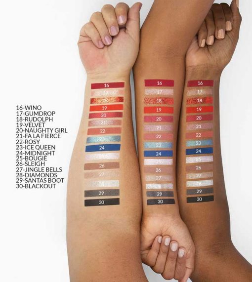 BH Cosmetics - *Miss Claus* - Paleta de sombras The lit list - Image 3