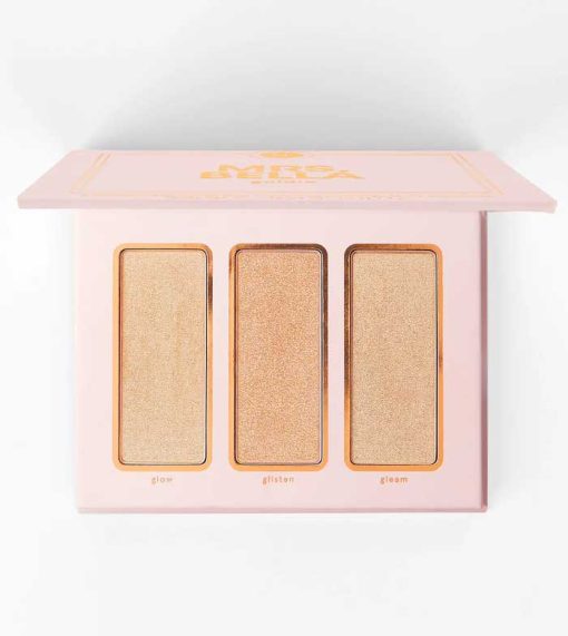 BH Cosmetics - Paleta de iluminadores Mrs. Bella - Goldie - Imagen 2