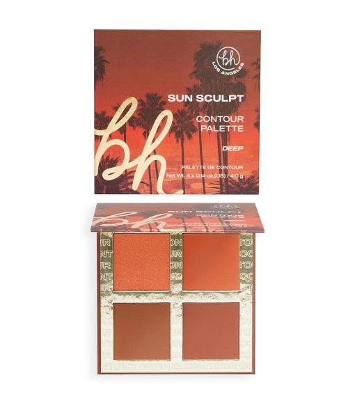 BH Cosmetics - Paleta de rostro Sun Sculpt Contour Palette - Deep