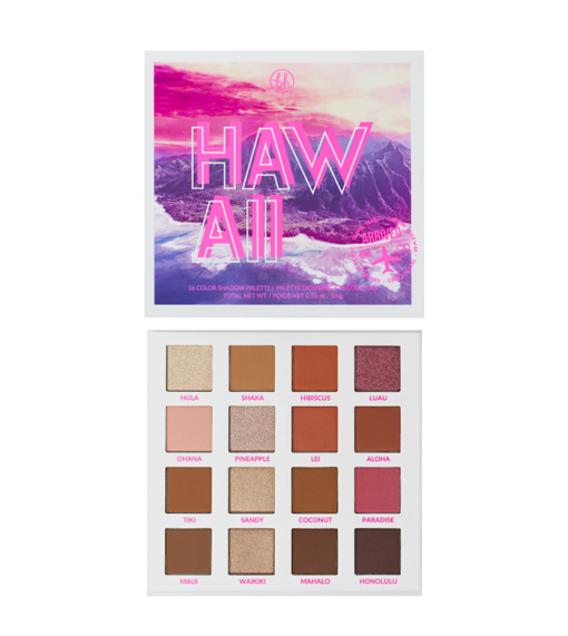 BH Cosmetics - *Travel Series* - Paleta de sombras - Hangin' in Hawaii