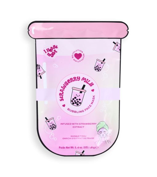 I Heart Revolution - *I Heart Boba* - Mascarilla en lámina - Strawberry Milk