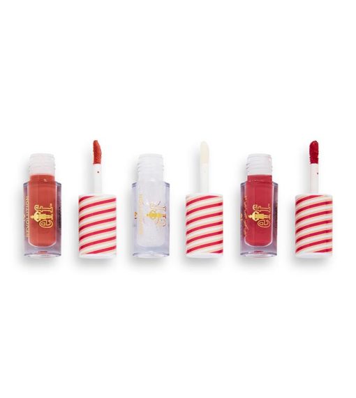 I Heart Revolution - *I Heart Revolution x Elf* - Set de brillos de labios Candy Cane Forest - Image 2