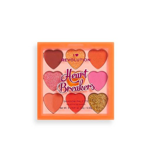 I Heart Revolution - Paleta de sombras Heart Breakers - Fiery