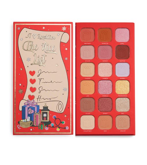 I Heart Revolution - Paleta de sombras Nice List