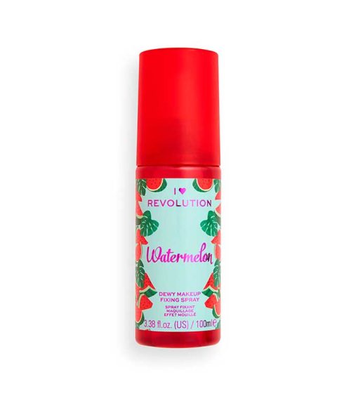 I Heart Revolution - Spray fijador de maquillaje Dewy - Watermelon