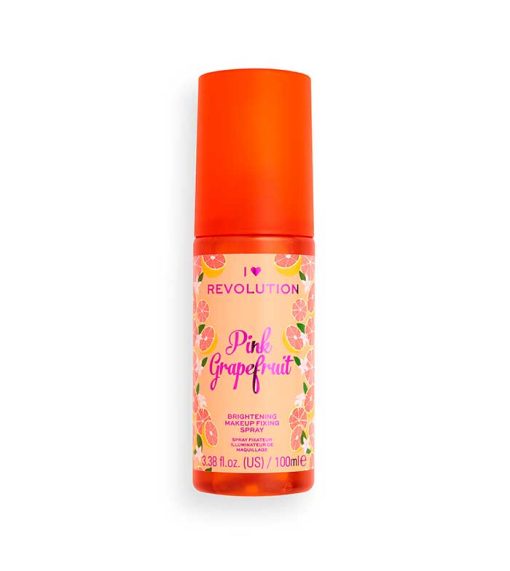 I Heart Revolution - Spray fijador de maquillaje iluminador - Grapefruit