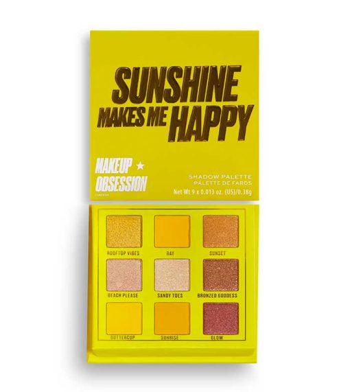 Makeup Obsession - Paleta de sombras Sunshine Makes Me Happy