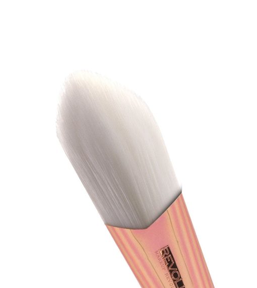 Makeup Revolution - Brocha Contorno Ultra Metals  Contour Foundation Brush – F302 - Image 2