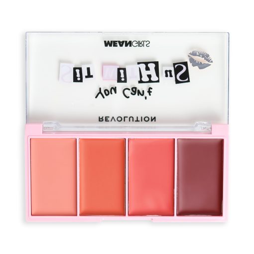 Makeup Revolution - *Mean Girls* - Paleta de coloretes en crema On Wednesdays We Wear Cream Blush - Imagen 3