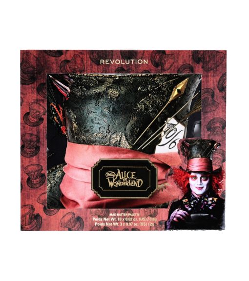 Revolution - *Alice in Wonderland* - Paleta de sombra de ojos Mad Hatter - Image 2