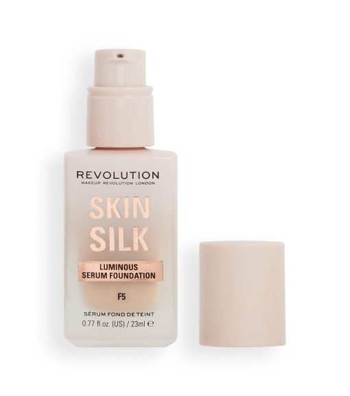 Revolution - Base de maquillaje Skin Silk Serum Foundation - F5 - Imagen 4