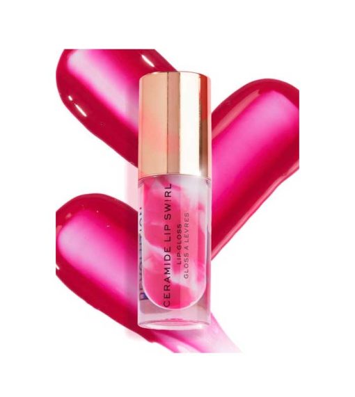 Revolution - Brillo de labios Ceramide Lip Swirl - Berry pink - Image 3