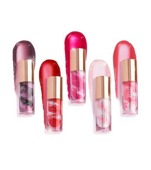 Revolution - Brillo de labios Ceramide Lip Swirl - Berry pink - Image 6