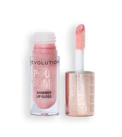 Revolution - Brillo de labios con Shimmer Pout Bomb - Shine Pink