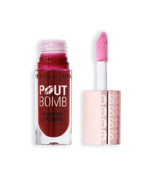 Revolution - Brillo de labios voluminizador Pout Bomb - Jelly Berry Mauve