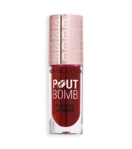 Revolution - Brillo de labios voluminizador Pout Bomb - Jelly Berry Mauve - Image 2