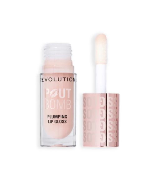 Revolution - Brillo de labios voluminizador Pout Bomb - Milky Sheer Holo