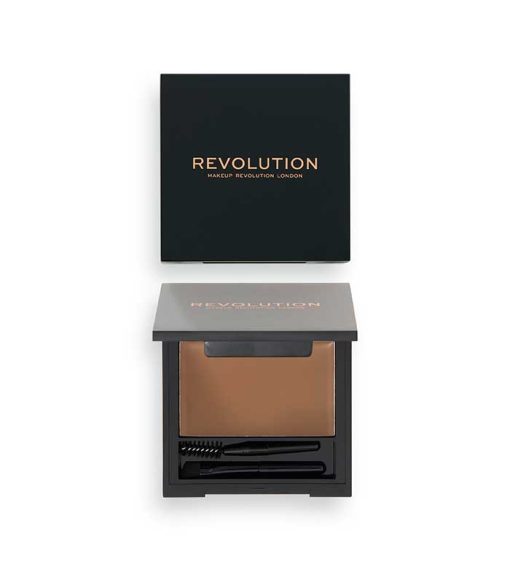 Revolution - Cera para cejas Bullet Brow - Medium Brown - Image 4