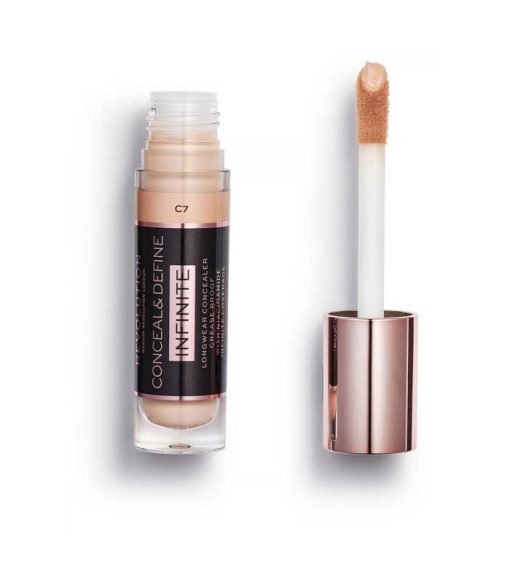 Revolution - Corrector líquido Conceal & Define Infinite XL - C7