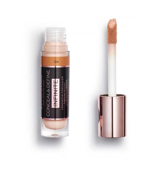 Revolution - Corrector líquido Conceal & Define Infinite XL - C9