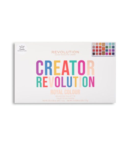 Revolution - *Creator* - Paleta de sombras de ojos Limitess - Royal Colour - Imagen 3