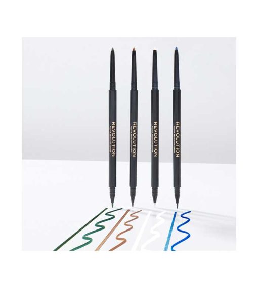 Revolution -  Delineador de ojos Felt & Kohl Precision Dual Liner - White - Image 5