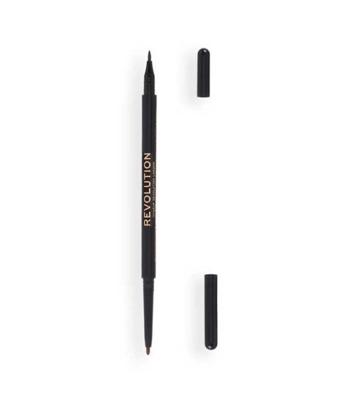 Revolution - Delineador de ojos Felt & Kohl Precision Dual Liner - Brown