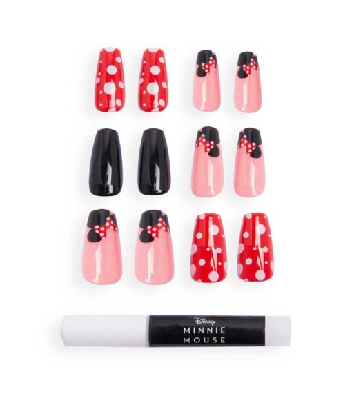 Revolution - *Disney's Minnie Mouse and Makeup Revolution* - Uñas postizas Always In Style - Imagen 2