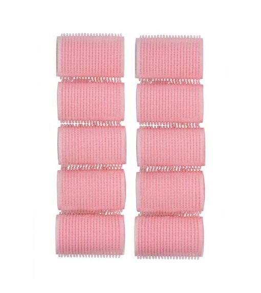 Revolution Haircare - Set de 10 rulos de velcro Mega Pink Rollers - Image 2