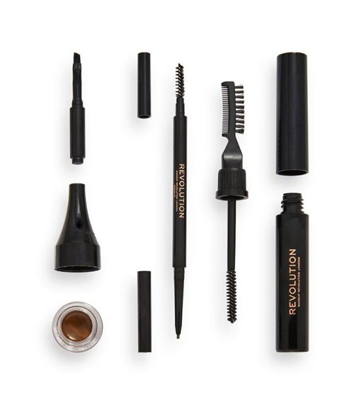 Revolution - Kit de cejas Ultra Brow Builder Kit - Ash Brown - Image 2