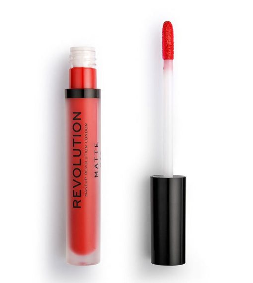 Revolution - Labial líquido Matte Lip - 132 Cherry - Imagen 2