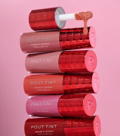 Revolution - Labial líquido Pout Tint - Sweetie Coral - Image 4