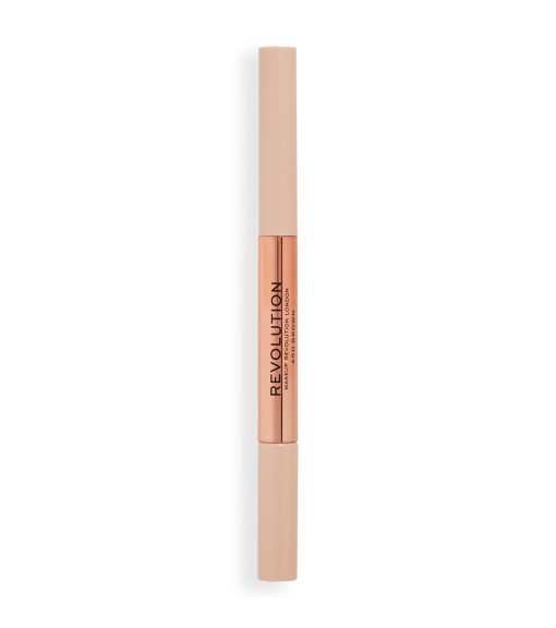 Revolution - Lápiz de cejas Fluffy Brow Filter Duo - Ash Brown - Image 2