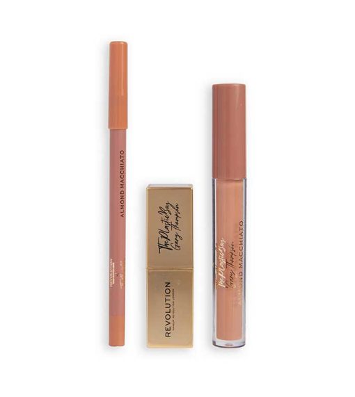 Revolution - *Makeup Revolution x The Plastic Boy* - Kit de labios - Almond Macchiato