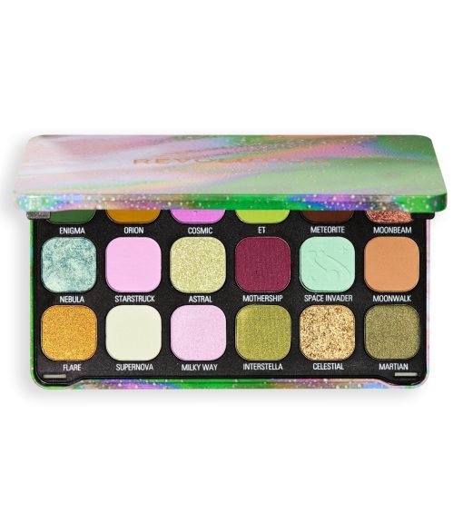 Revolution - Paleta de Sombras Forever Flawless - Astro Nova Green - Imagen 3