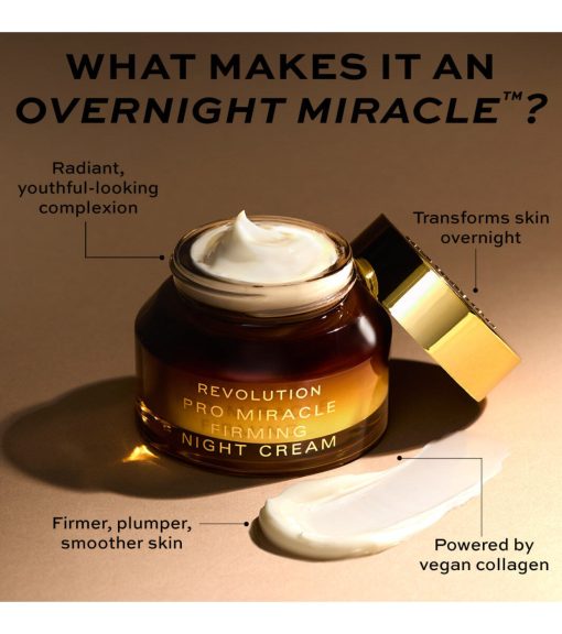 Revolution Pro - Crema de noche con colágeno Miracle Firming - Image 4