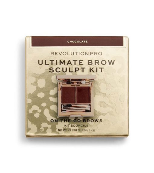 Revolution Pro - Kit de cejas Ultimate Brow Sculpt Kit - Chocolate - Image 3