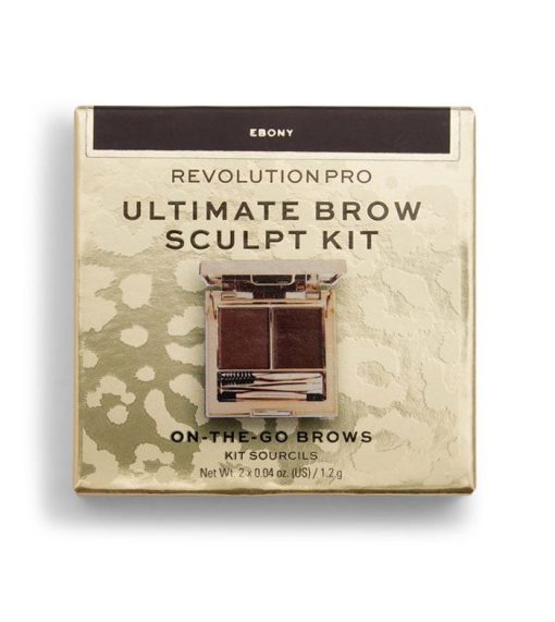 Revolution Pro - Kit de cejas Ultimate Brow Sculpt Kit - Ebony - Image 3