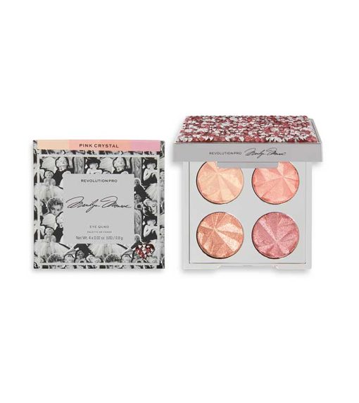 Revolution Pro - *Marilyn Monroe* - Paleta de sombras Eye Quad - Pink Crystal