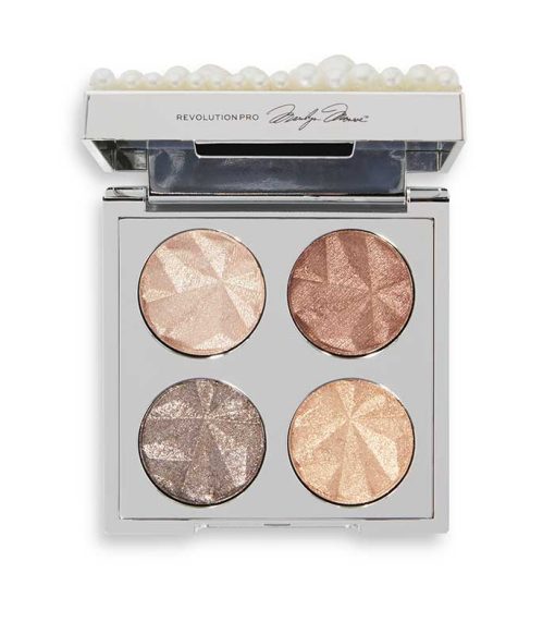 Revolution Pro - *Marilyn Monroe* - Paleta de sombras Eye Quad - White Pearl - Image 3