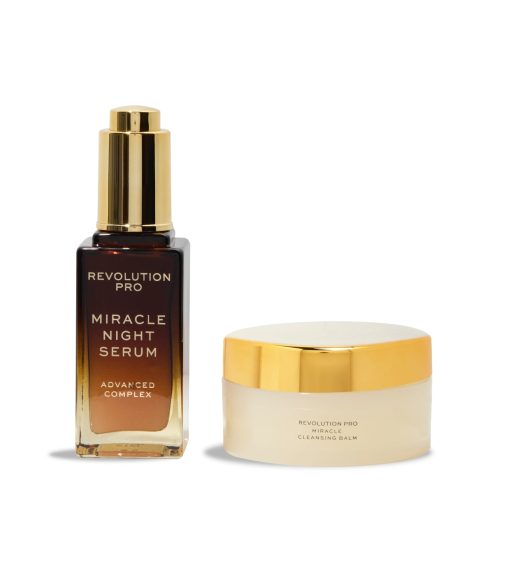 Revolution Pro - Set Miracle Overnight Skincare - Miracle Cleansing Balm Miracle Night Serum - Image 3