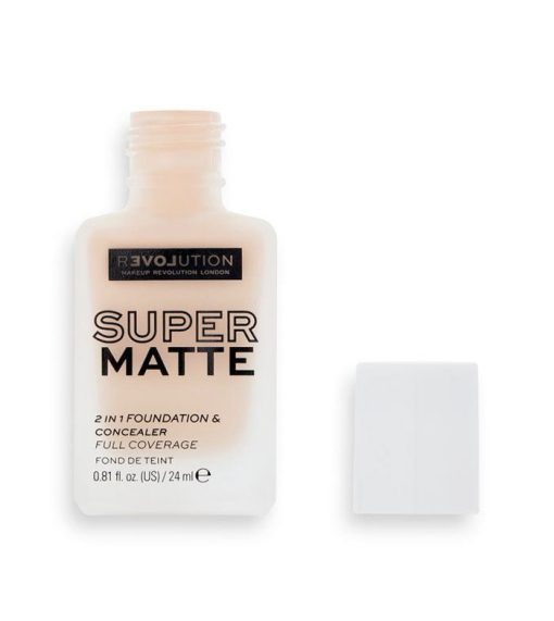 Revolution Relove - Base de maquillaje Super Matte - F3 - Imagen 2