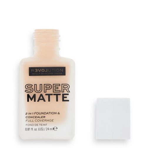 Revolution Relove - Base de maquillaje Super Matte - F6 - Imagen 2