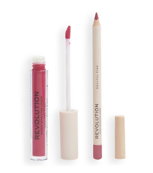 Revolution - Set de labios Lip Contour - Soulful Pink - Image 3