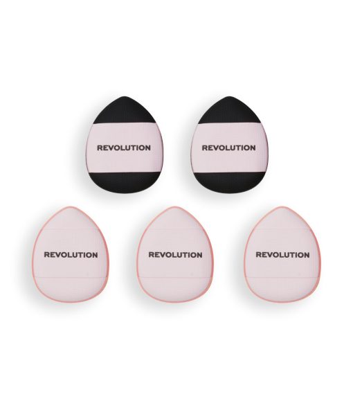 Revolution - Set de mini borlas de maquillaje Mini Finger Powder Puff - Image 2