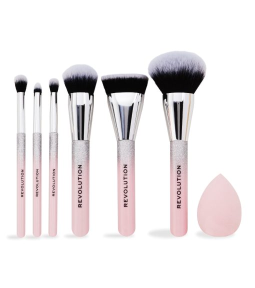 Revolution - Set de neceser con brochas de maquillaje Glam Up Brush Set - Image 4