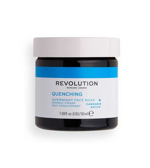 Revolution Skincare - Mascarilla facial de noche hidratante Thirsty Mood Quenching