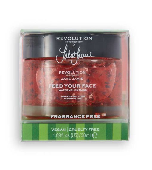 Revolution Skincare - Mascarilla hidratante x Jake-Jamie Feed your face - Sandía sin fragancia - Imagen 2