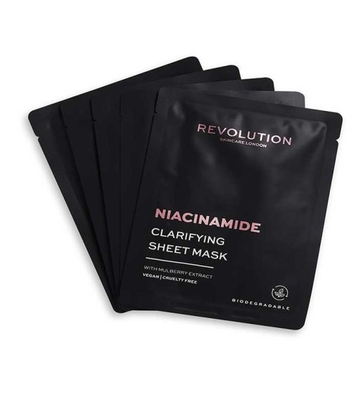 Revolution Skincare - Pack de 5 mascarillas aclarantes con niacinamida - Image 2