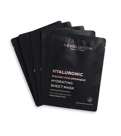 Revolution Skincare - Pack de 5 mascarillas hidratantes con ácido hialurónico - Image 2